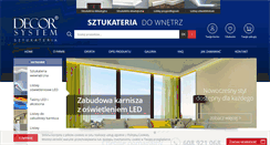 Desktop Screenshot of decorsystem.com.pl